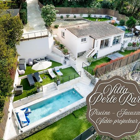 Piscine-Jacuzzi-Videoprojecteur-Clim La Perle Rare Villa Mougins Bagian luar foto