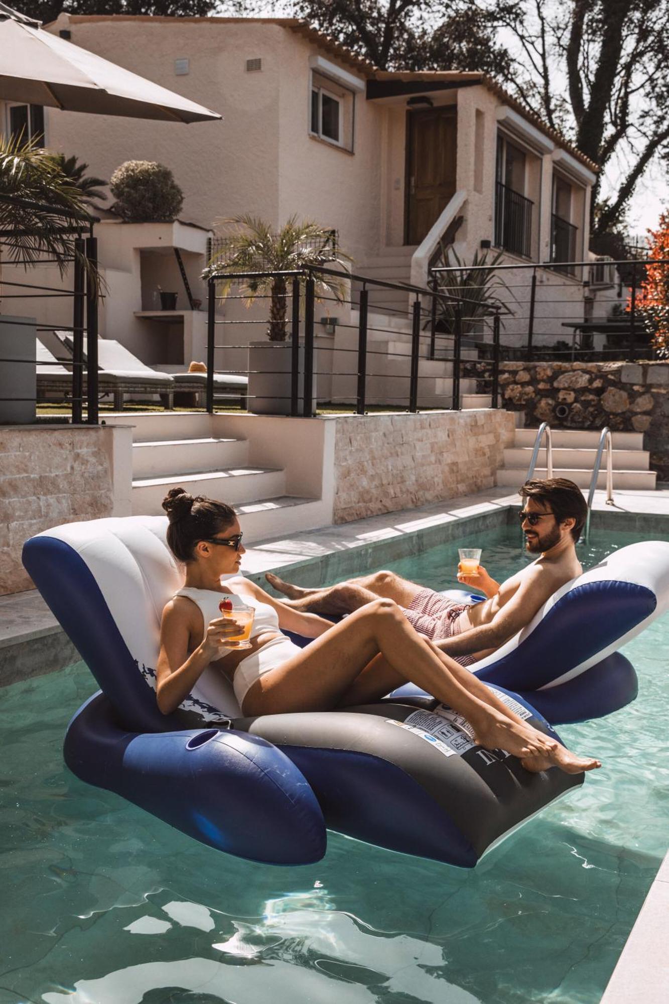 Piscine-Jacuzzi-Videoprojecteur-Clim La Perle Rare Villa Mougins Bagian luar foto